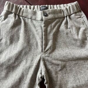 Club Monaco gray tapered pants, wool/polyester blend, S/P